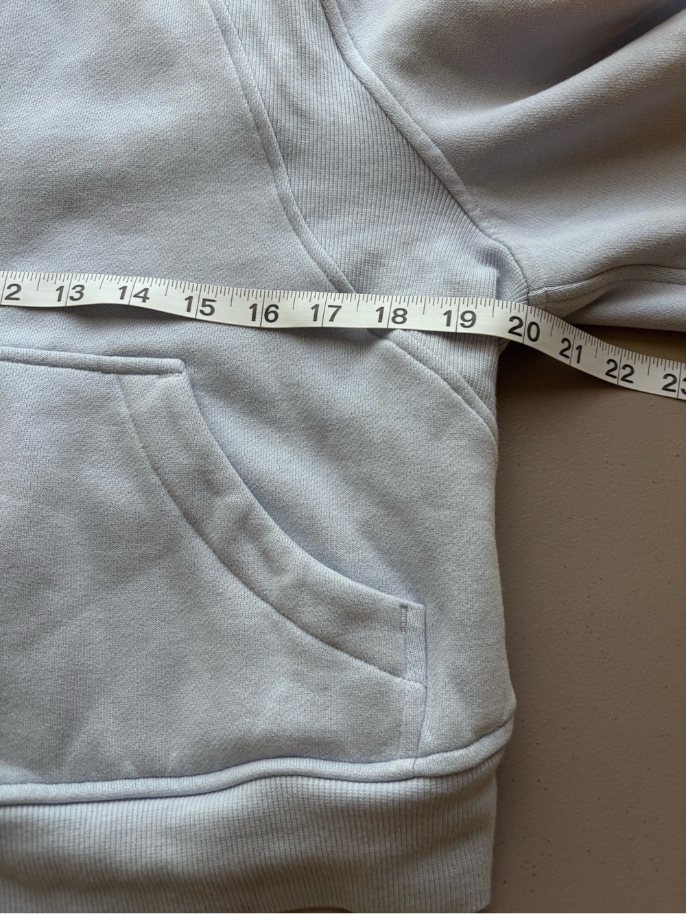 Lululemon Cropped Scuba Half-Zip Hooded Pullover willow blue XS-Small - Picture 9 of 10